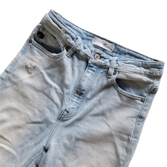 KanCan High Rise Light Wash Distressed Skinny Jeans - Picture 6 of 16